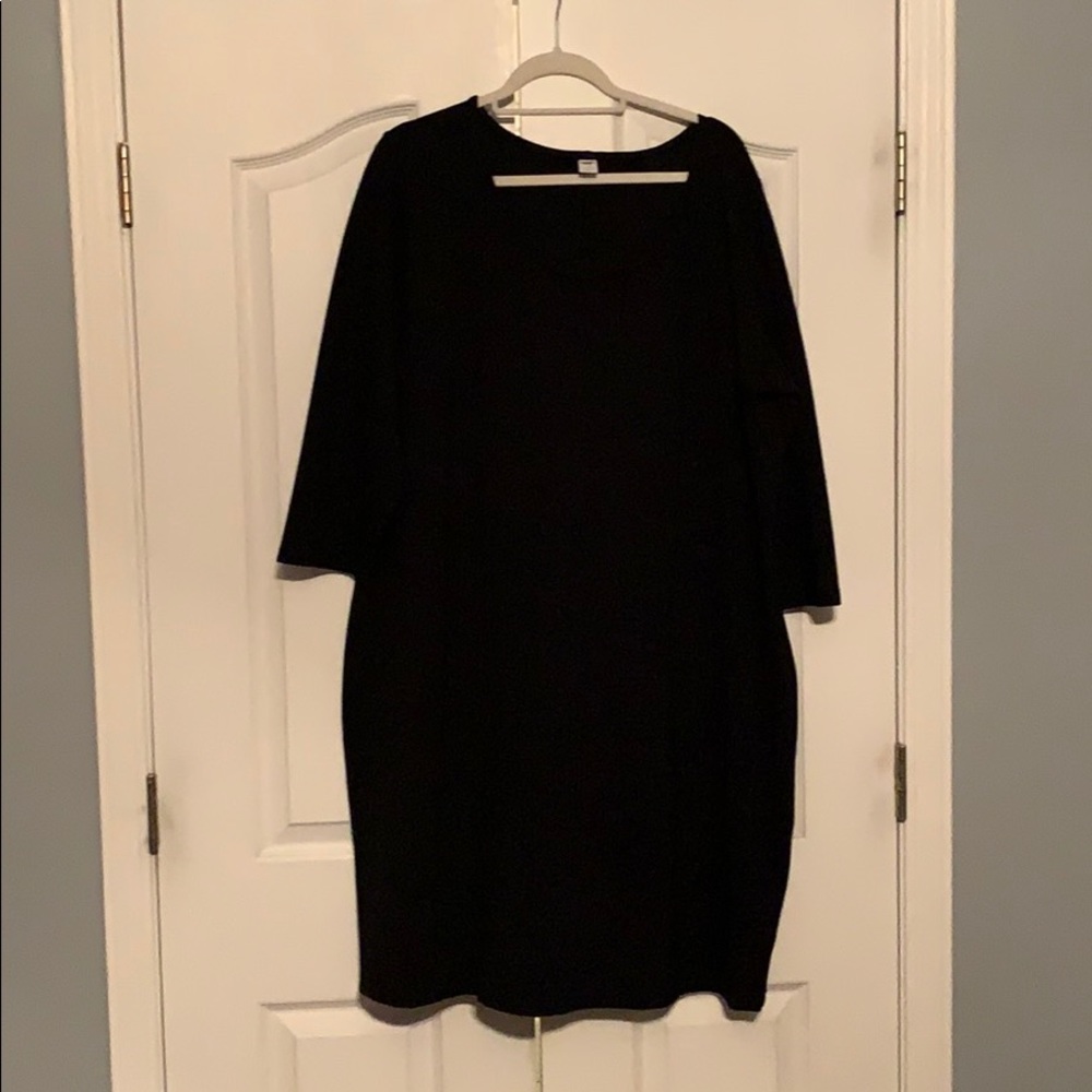 Black Sweater Knit Dress